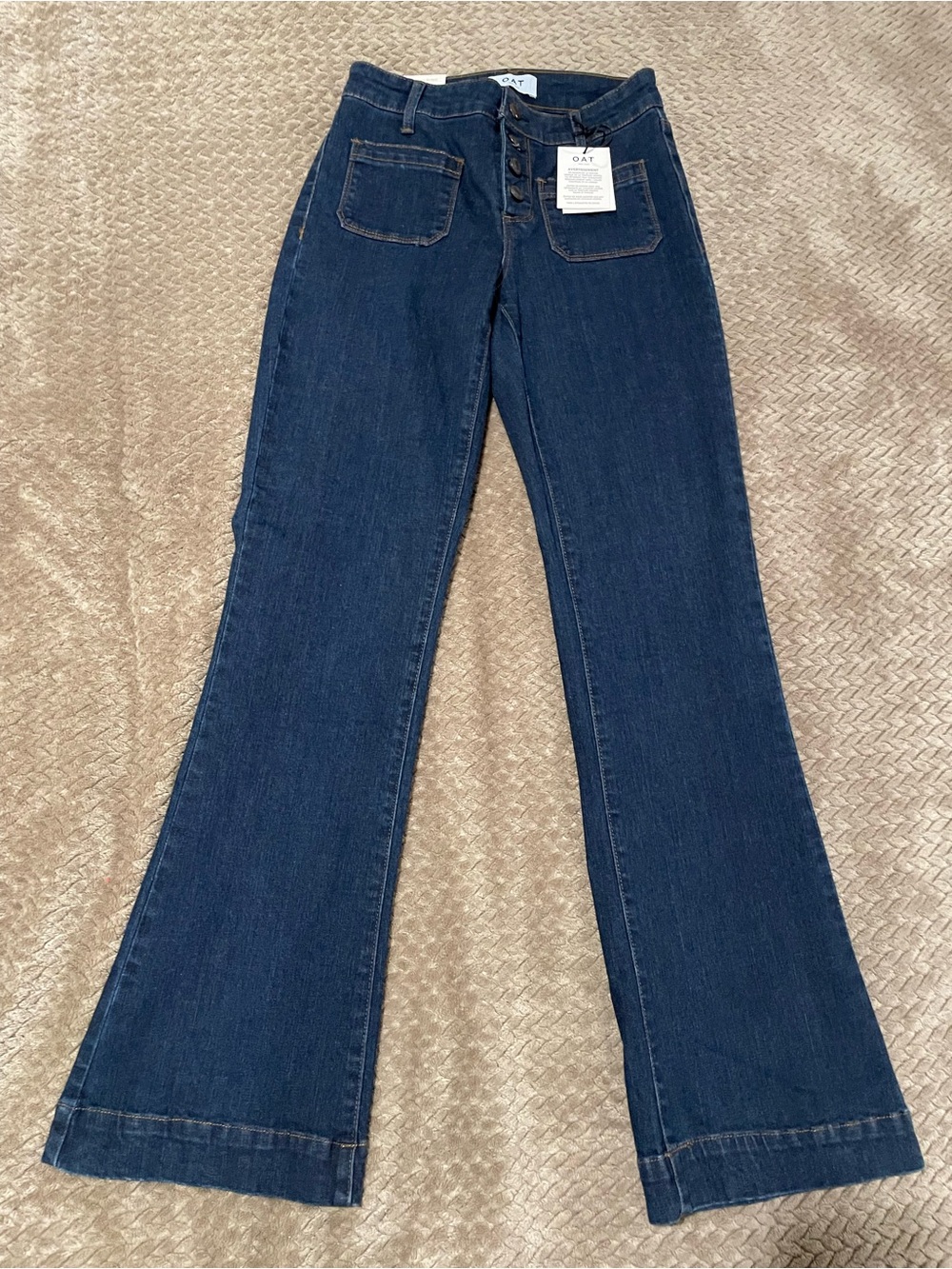 Oat New York Mid Rise Sailor Boot Jeans